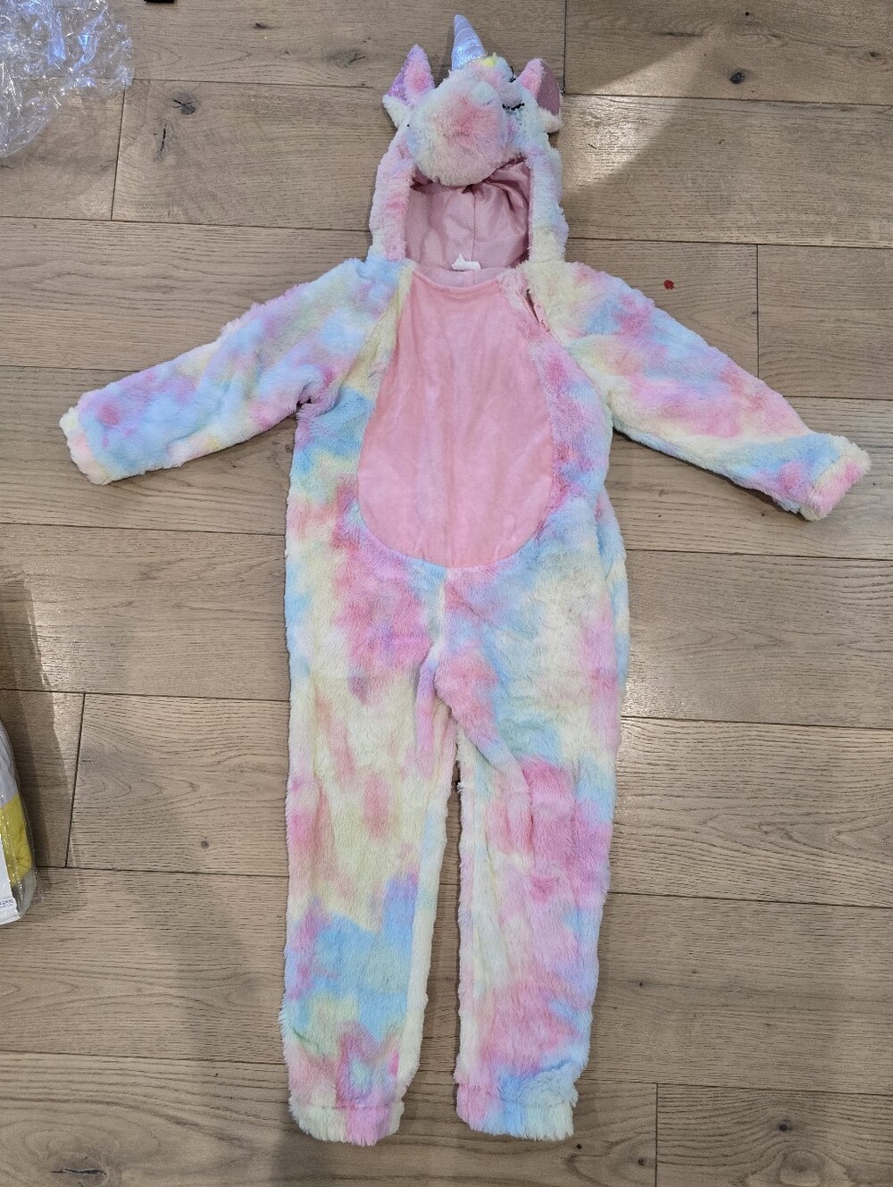 GUC Kids Plush Pastel Unicorn One-Piece 4-5T